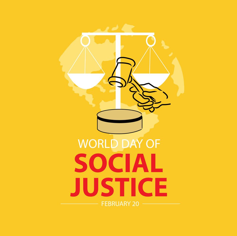 World Social Justice Day Concept February Vector 23192793 E1645134880947 