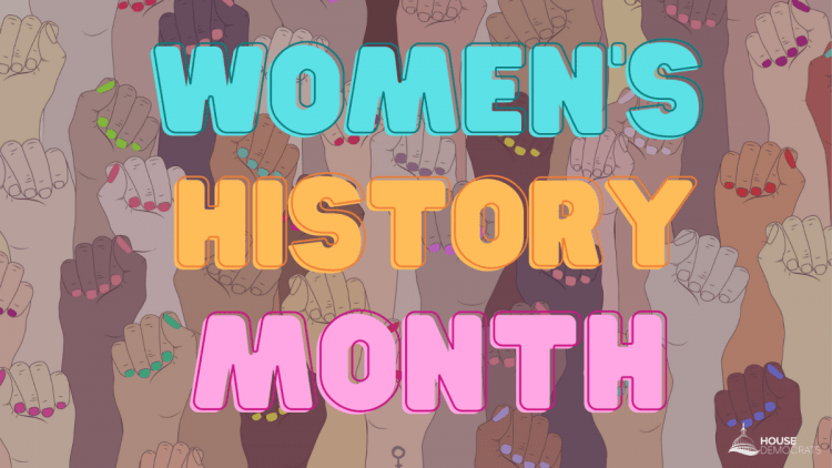 Women's History Month Celebration: Today many women take the