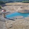 Low storage in Lake Kachess, one of five reservoirs in the Yakima Basin, in fall 2025. Courtesy Washington State Department of Ecology