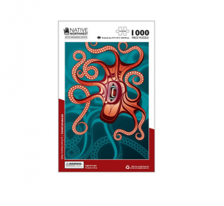 Native Northwest Octopus 1000 pcs Puzzle