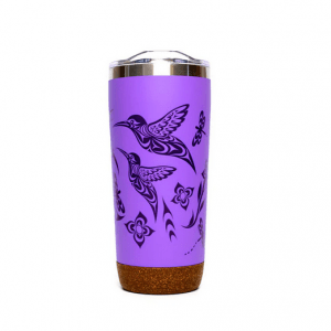 Native Northwest Hummingbird Cork Base Travel Mug 20oz