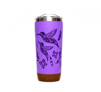 Native Northwest Hummingbird Cork Base Travel Mug 20oz